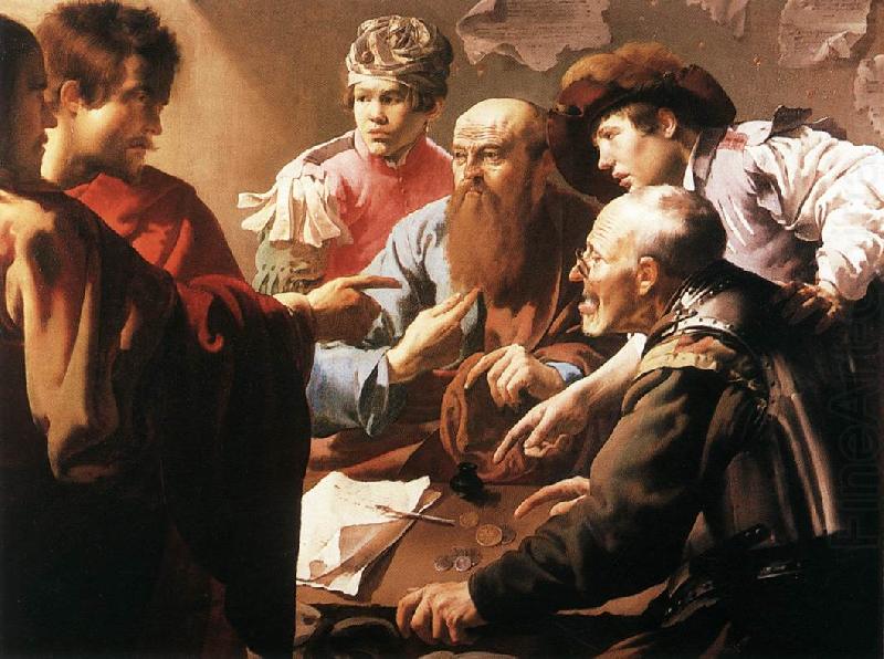 The Calling of St Matthew atr, TERBRUGGHEN, Hendrick